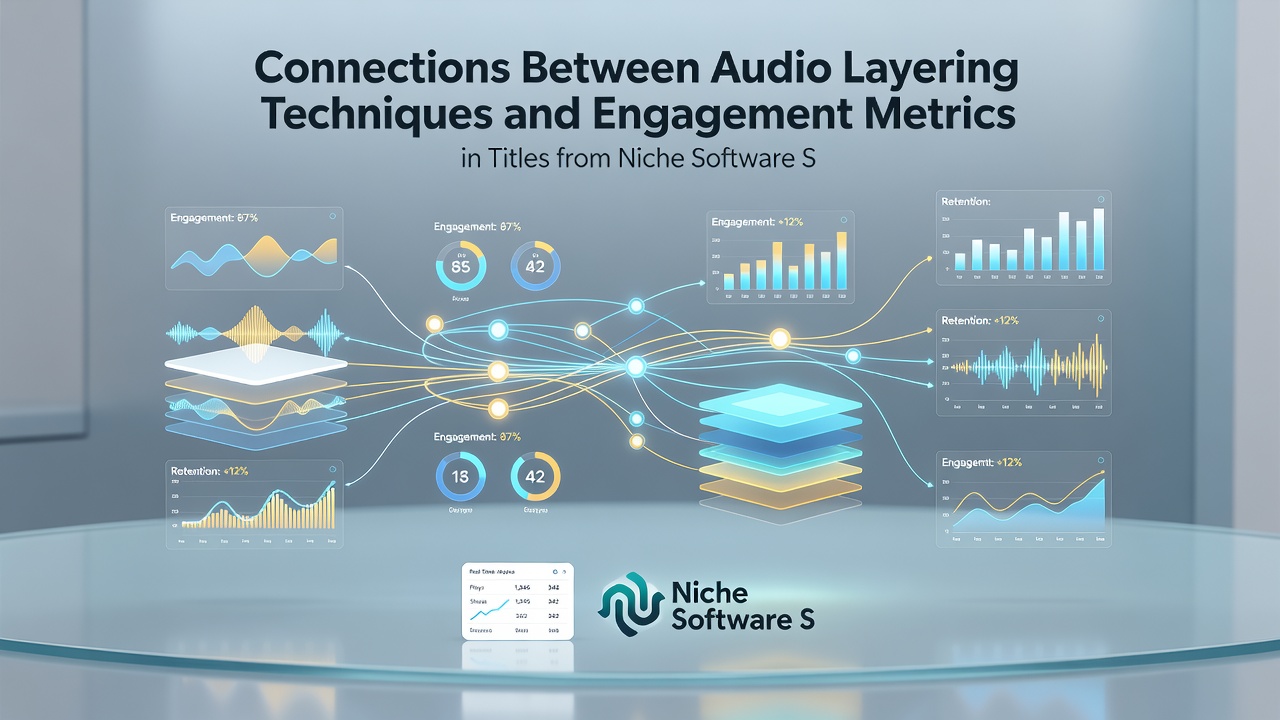 Engagement metrics dashboard displaying audio interaction data from regional game titles