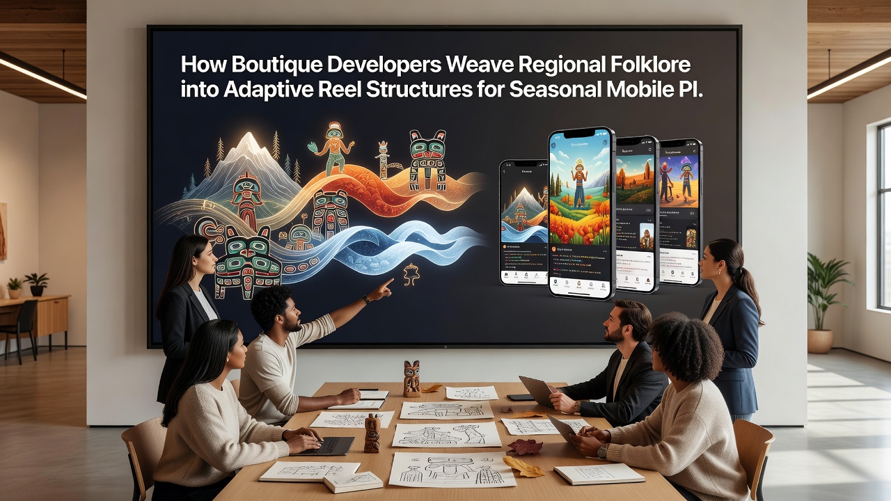 Adaptive reel structures reflecting seasonal folklore themes on mobile devices