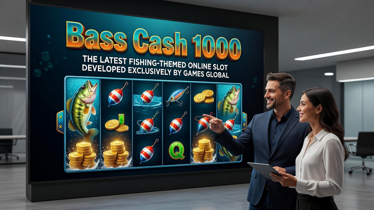 Close-up view of digital slot machine screens displaying game graphics and credit meters